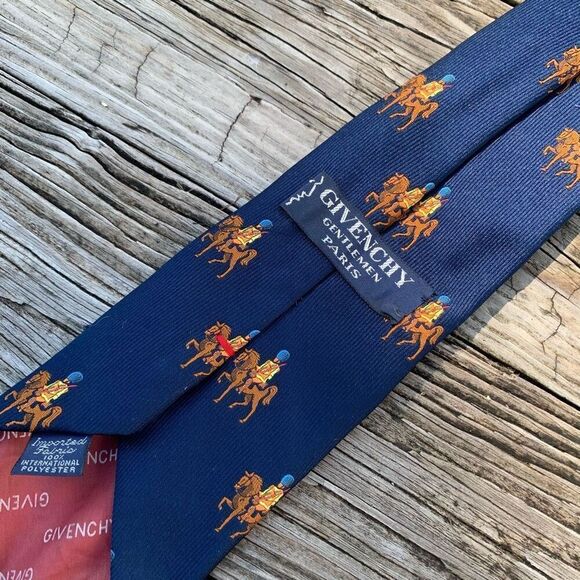 Vintage Givenchy Men’s Horse Neck Tie - Picture 3 of 5